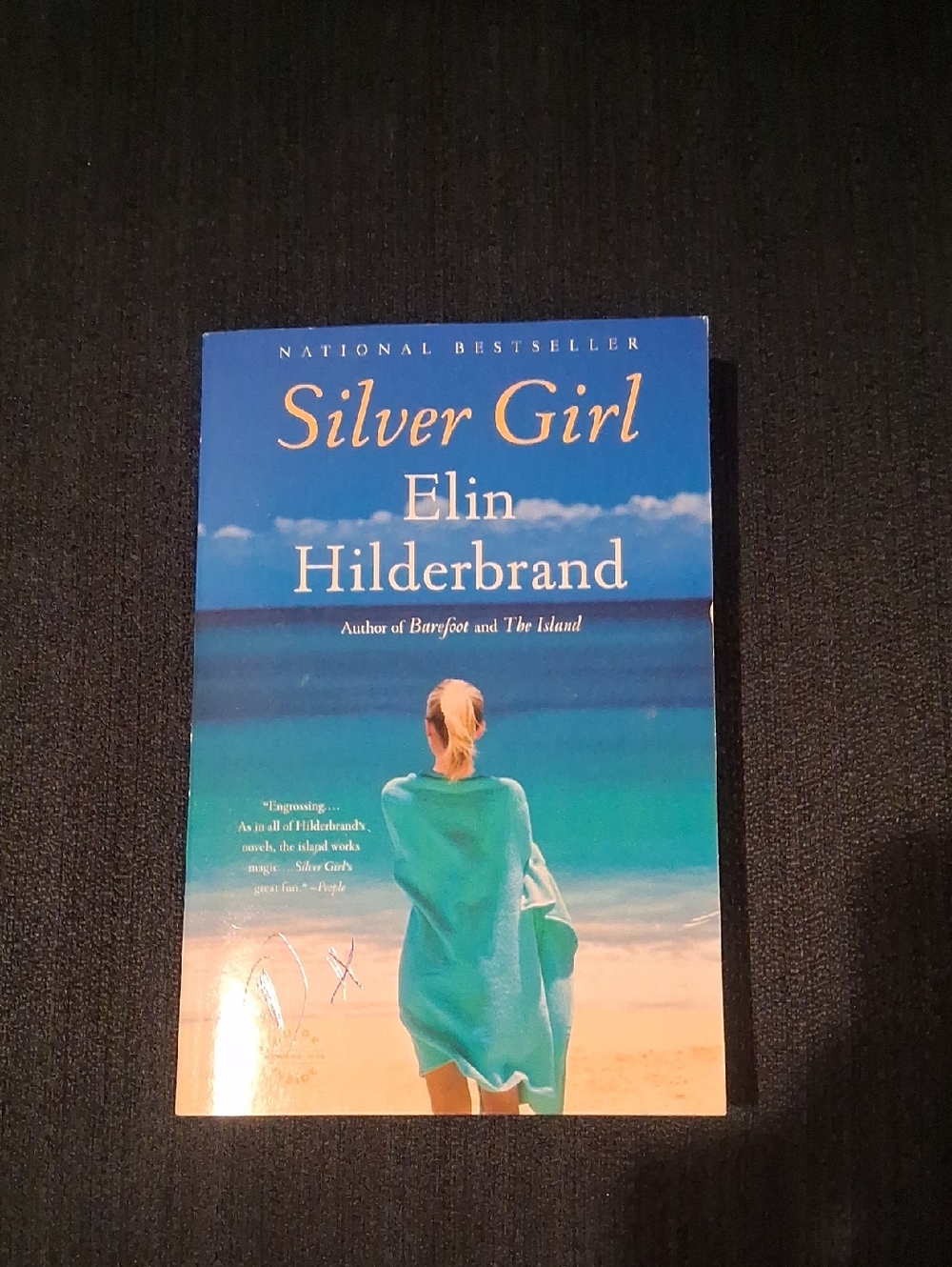 Silver Girl by Elin Hilderbrand — Blue/Teal Beach Cover